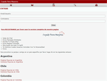 Tablet Screenshot of cupidoparamayores.com